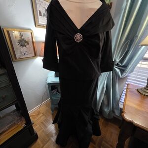 KM Collection By Milla Bell Black Formal Dress Size 16W